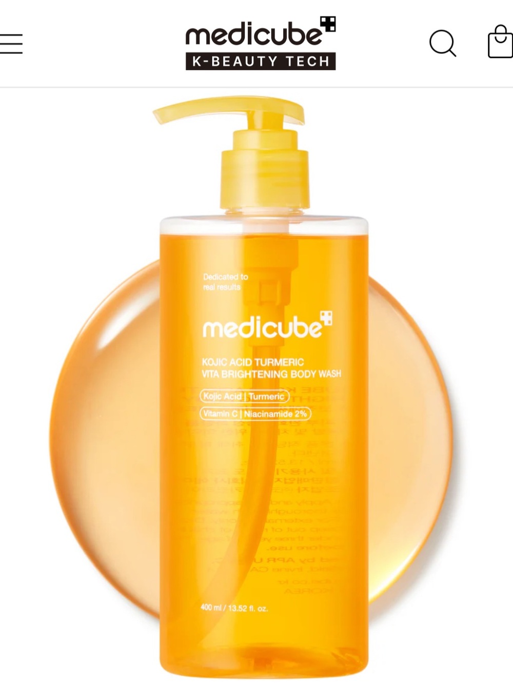 Medicube Brightening Body Wash with Kojic Acid & Turmeric - New in Box! 📦